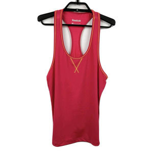 Reebok Womens Hot Pink Sleeveless Activewear Top M